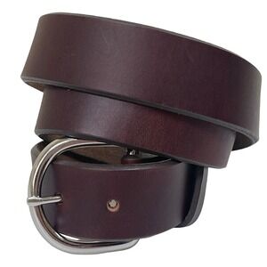 Classic Brown Leather Belt